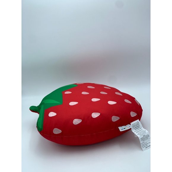 Novogratz Strawberry Indoor or Outdoor Decorative Throw Pillow 20" x 17" - Picture 6 of 10